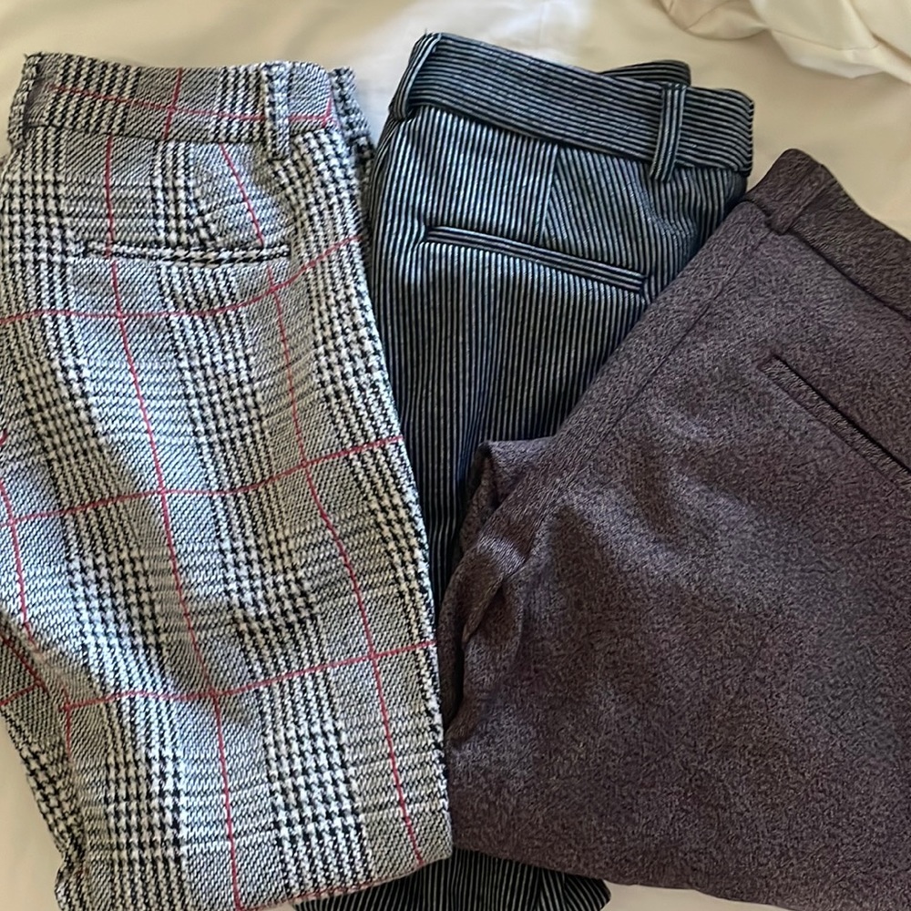 3x Express Columnist Ankle Mid Ride Pants